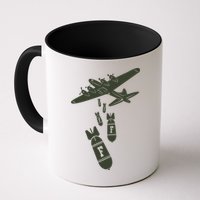 Bomber Dropping F Bombs Funny Mug