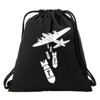 Bomber Dropping F Bombs Funny Drawstring Bag