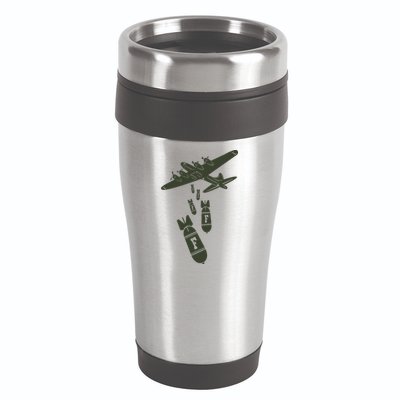 Bomber Dropping F Bombs Funny 16oz Travel Tumbler