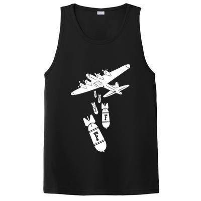 Bomber Dropping F Bombs Funny PosiCharge Competitor Tank