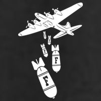 Bomber Dropping F Bombs Funny Trucker Hat