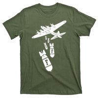 Bomber Dropping F Bombs Funny T-Shirt