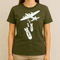 Bomber Dropping F Bombs Funny T-Shirt
