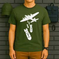 Bomber Dropping F Bombs Funny T-Shirt