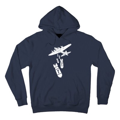 Bomber Dropping F Bombs Funny Hoodie