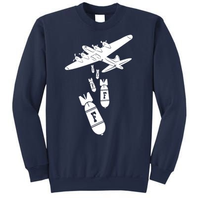 Bomber Dropping F Bombs Funny Sweatshirt