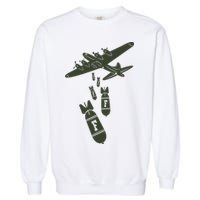 Bomber Dropping F Bombs Funny Garment-Dyed Sweatshirt