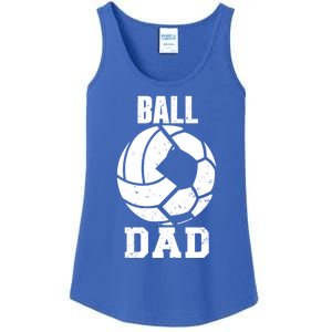 Ball Dad Funny Volleyball Soccer Dad Cool Gift Ladies Essential Tank