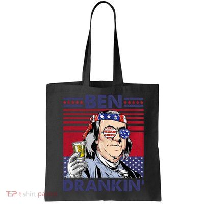 Ben Drankin Funny 4th Of July Drinking Presidents Bag