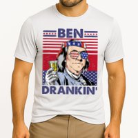 Ben Drankin Funny 4th Of July Drinking Presidents Cooling Performance Crew T-Shirt