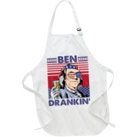 Ben Drankin Funny 4th Of July Drinking Presidents Apron