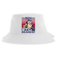 Ben Drankin Funny 4th Of July Drinking Presidents Sustainable Bucket Hat