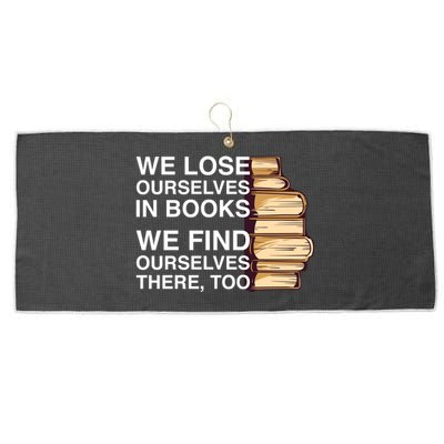 Book Design For A Book Lover Great Gift Large Microfiber Waffle Golf Towel