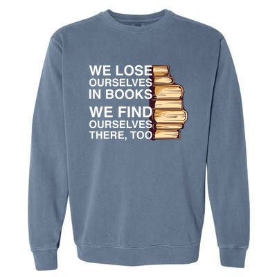 Book Design For A Book Lover Great Gift Garment-Dyed Sweatshirt