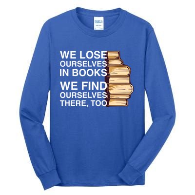 Book Design For A Book Lover Great Gift Tall Long Sleeve T-Shirt