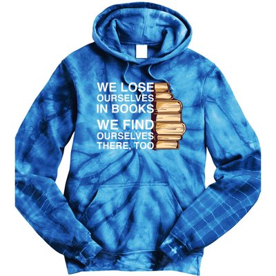 Book Design For A Book Lover Great Gift Tie Dye Hoodie