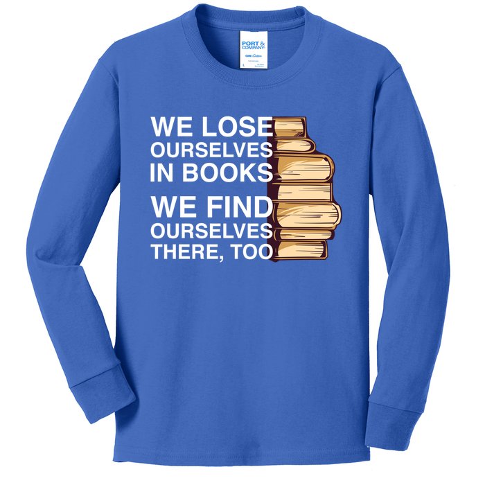 Book Design For A Book Lover Great Gift Kids Long Sleeve Shirt