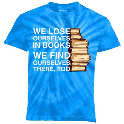 Book Design For A Book Lover Great Gift Kids Tie-Dye T-Shirt