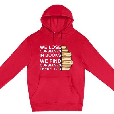 Book Design For A Book Lover Great Gift Premium Pullover Hoodie