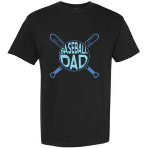 Baseball Dad Father Baseballer Daddy Papa Father's Day Garment-Dyed Heavyweight T-Shirt