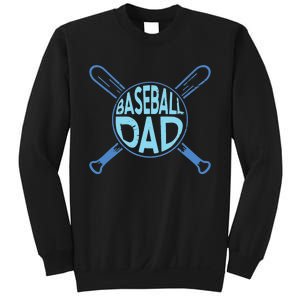 Baseball Dad Father Baseballer Daddy Papa Father's Day Sweatshirt