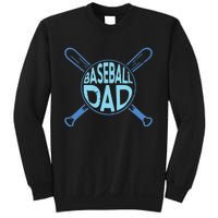 Baseball Dad Father Baseballer Daddy Papa Father's Day Sweatshirt