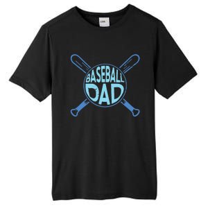 Baseball Dad Father Baseballer Daddy Papa Father's Day Tall Fusion ChromaSoft Performance T-Shirt