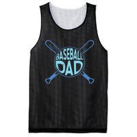 Baseball Dad Father Baseballer Daddy Papa Father's Day Mesh Reversible Basketball Jersey Tank