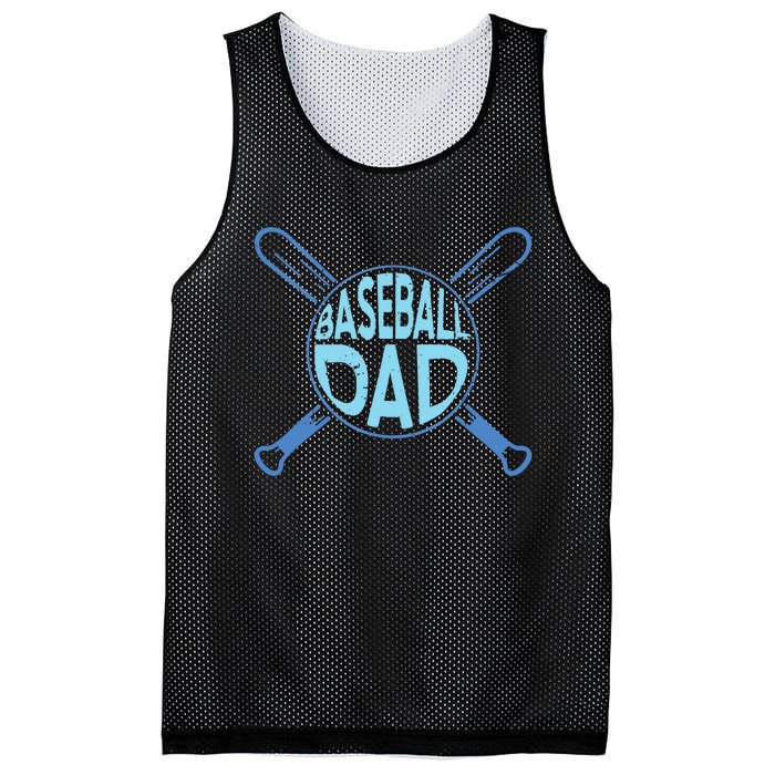 Baseball Dad Father Baseballer Daddy Papa Father's Day Mesh Reversible Basketball Jersey Tank