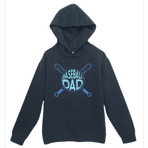 Baseball Dad Father Baseballer Daddy Papa Father's Day Urban Pullover Hoodie