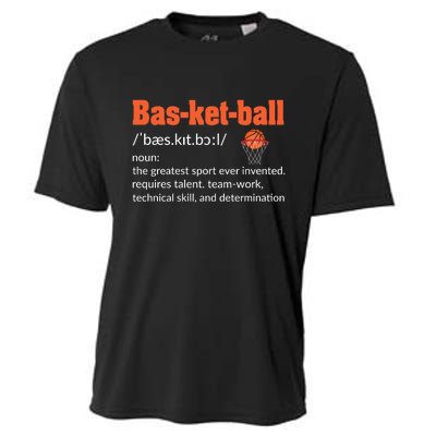 Basketball Definition For Basketball Team Sport Bball Cooling Performance Crew T-Shirt