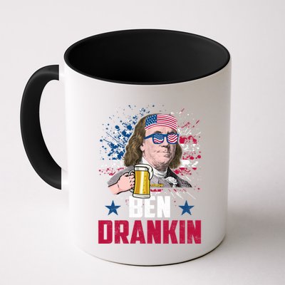 Ben Drankin Funny Benjamin Franklin July 4th Independence Gift Mug