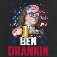 Ben Drankin Funny Benjamin Franklin July 4th Independence Gift 11oz C Handle Ceramic Mug