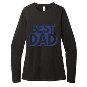 Best Dad Father's Day Gift Womens CVC Long Sleeve Shirt