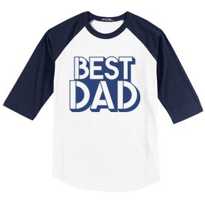 Best Dad Father's Day Gift Baseball Sleeve Shirt