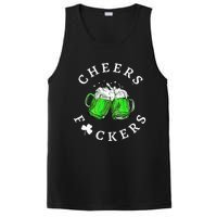 Beer Drinking Funny Cheers Fckers' St Patricks Day PosiCharge Competitor Tank