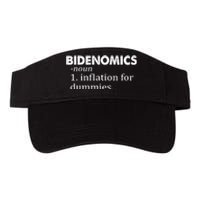 Bidenomics Definition Funny AntiBiden Valucap Bio-Washed Visor