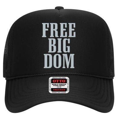 Big Dom Football High Crown Mesh Back Trucker Hat