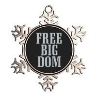 Big Dom Football Metallic Star Ornament