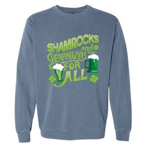 Beer Drinking For Saint Patricks Day Garment-Dyed Sweatshirt