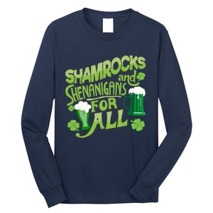 Beer Drinking For Saint Patricks Day Long Sleeve Shirt