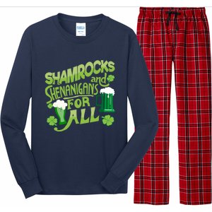 Beer Drinking For Saint Patricks Day Long Sleeve Pajama Set