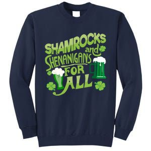 Beer Drinking For Saint Patricks Day Tall Sweatshirt