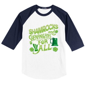 Beer Drinking For Saint Patricks Day Baseball Sleeve Shirt