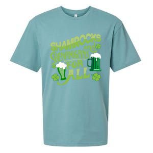 Beer Drinking For Saint Patricks Day Sueded Cloud Jersey T-Shirt