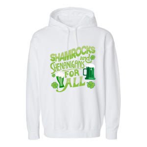 Beer Drinking For Saint Patricks Day Garment-Dyed Fleece Hoodie