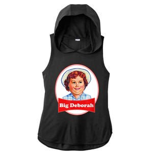 Big Deborah Funny Big Deborah Ladies PosiCharge Tri-Blend Wicking Draft Hoodie Tank