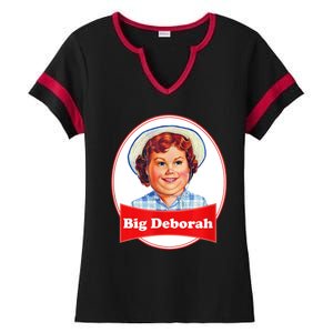 Big Deborah Funny Big Deborah Ladies Halftime Notch Neck Tee