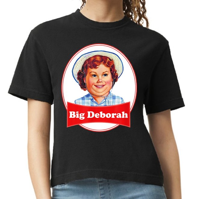 Big Deborah Funny Big Deborah Comfort Colors Boxy T-Shirt