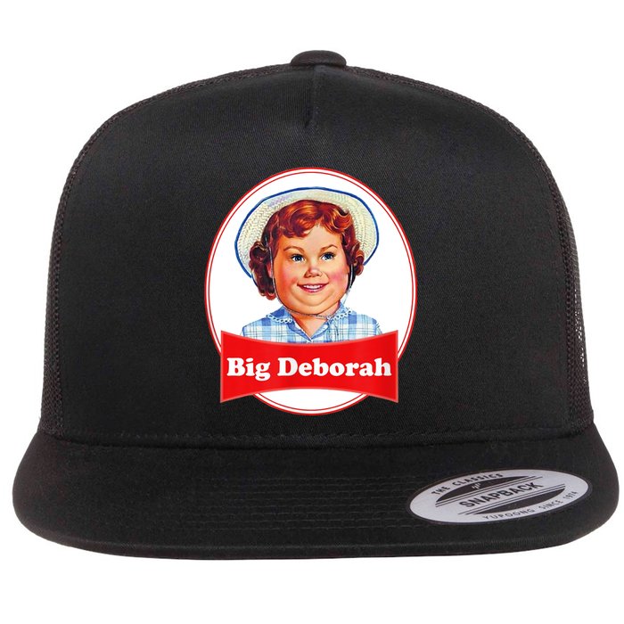 Big Deborah Funny Big Deborah Flat Bill Trucker Hat